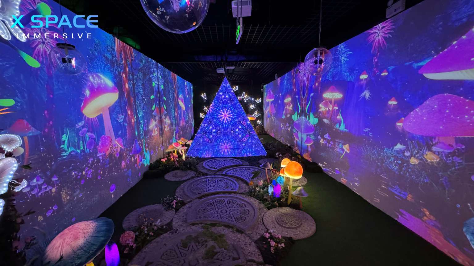 Experience X Space Immersive in Hanoi with digital art projection after exploring Hanoi food