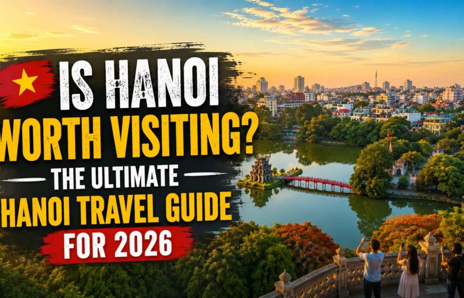 Is Hanoi worth visiting in 2026 travel guide thumbnail featuring Hoan Kiem Lake