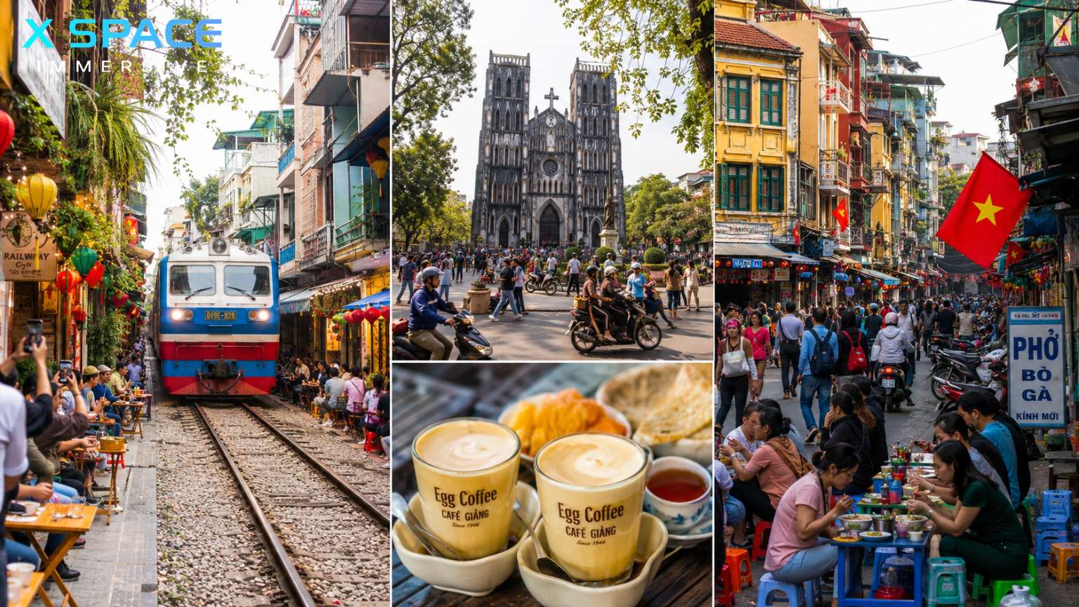 Hanoi Old Quarter, Train Street and St. Joseph Cathedral travel experience