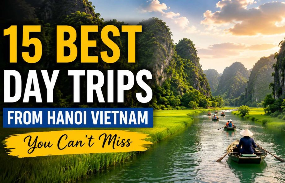 Day Trips from Hanoi Vietnam – 15 Best Places You Can't Miss with stunning Northern Vietnam landscapes