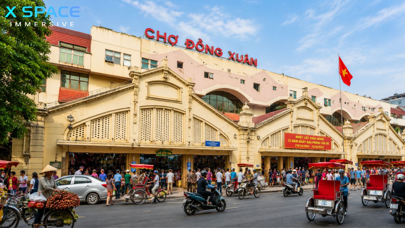 Dong Xuan Market, the largest traditional market in Hanoi Old Quarter