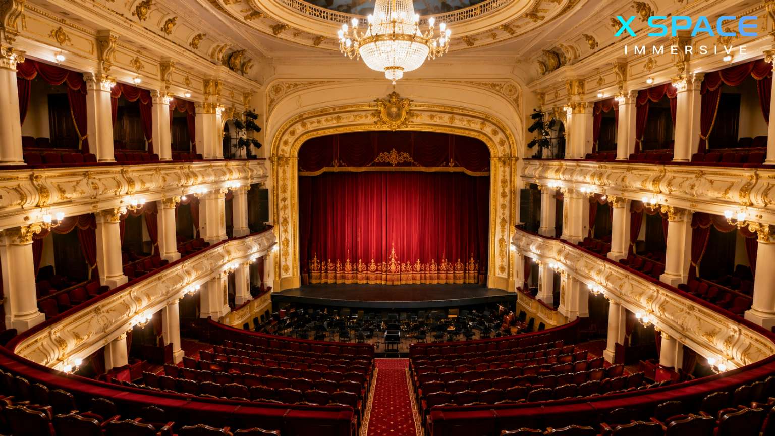 Close-up of Hanoi Opera House architecture with Corinthian columns and Beaux-Arts details