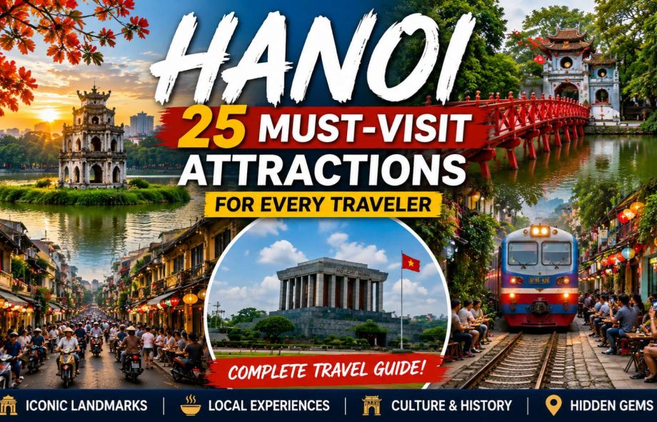 Hanoi Attractions: 25 Must-Visit Places for Every Traveler