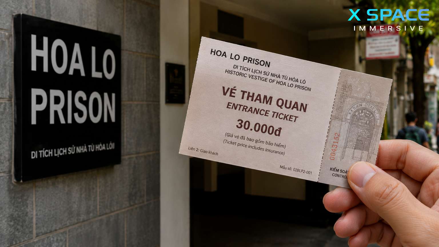 Hoa Lo Prison entrance ticket and visitor information in Hanoi