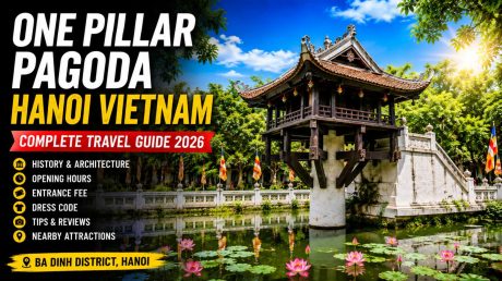 One Pillar Pagoda Hanoi Vietnam complete travel guide featuring the iconic Buddhist temple and lotus pond