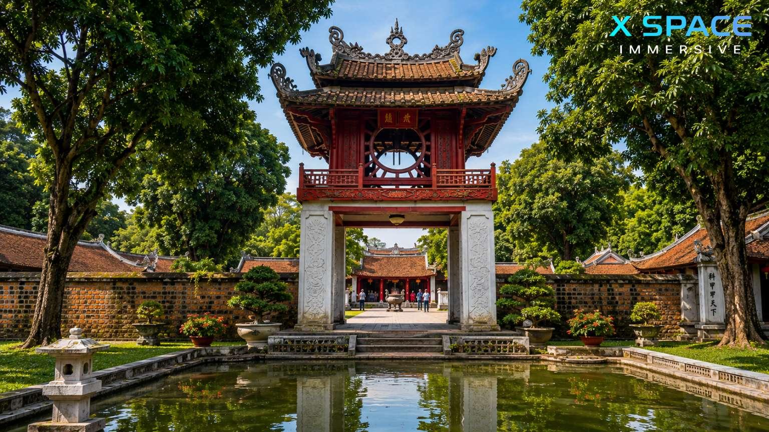Khue Van Pavilion at the Temple of Literature and National University in Hanoi