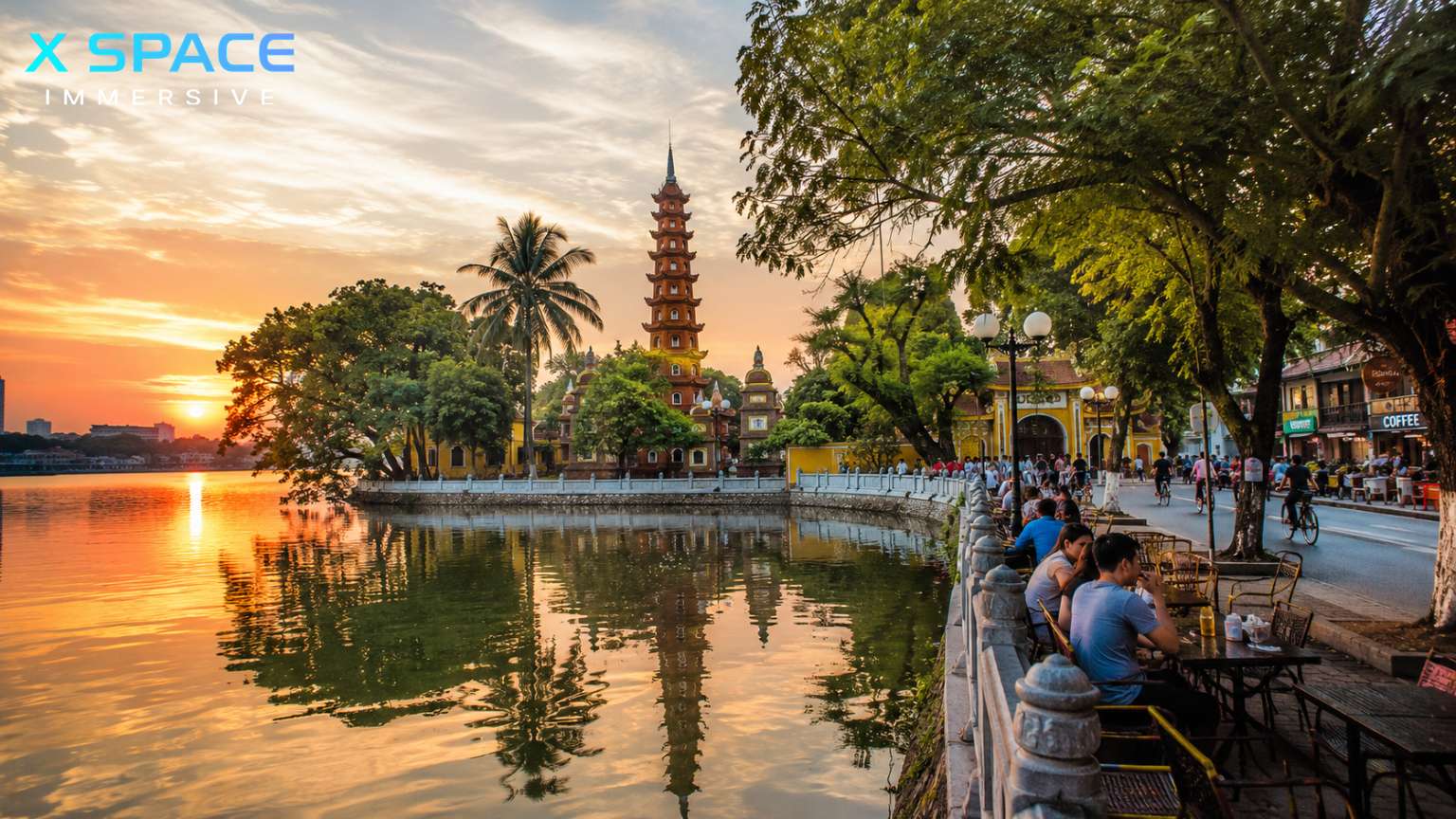 Tran Quoc Pagoda and West Lake Hanoi cultural sightseeing