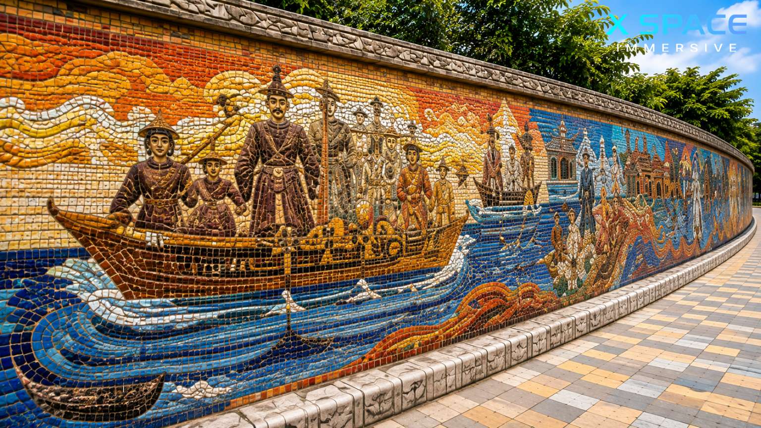 History of the Hanoi Ceramic Mosaic Mural and Ceramic Road