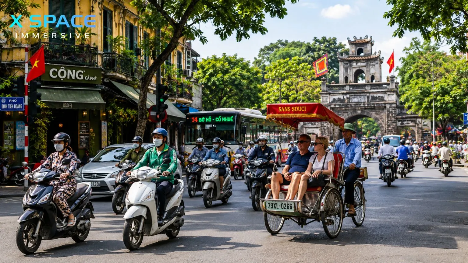 How to get around Hanoi by motorbike and local transport