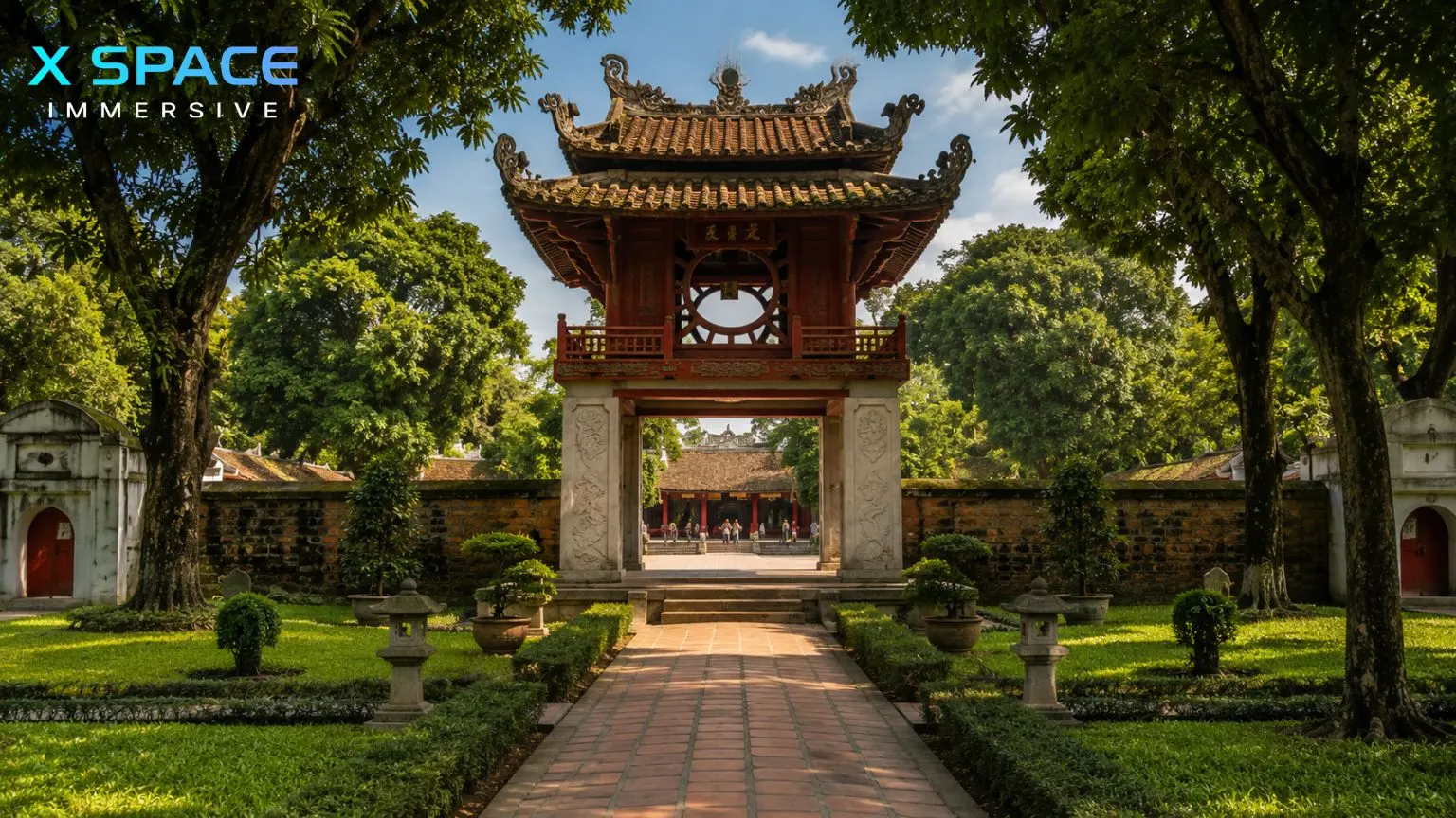 Temple of Literature in Hanoi during a 48-hour itinerary
