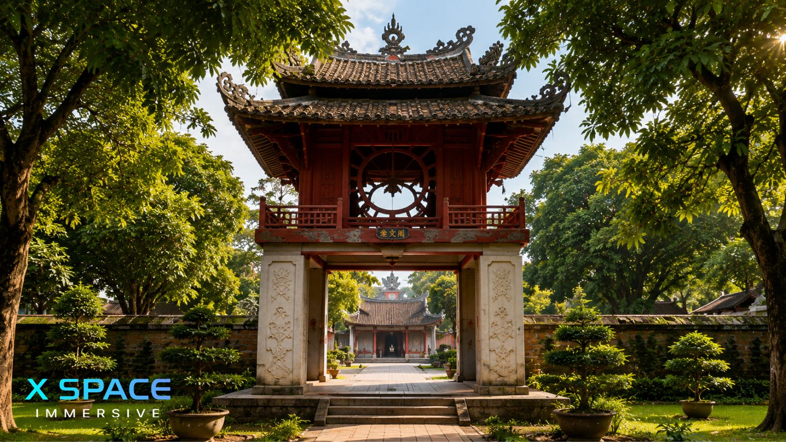Van Mieu Quoc Tu Giam in Hanoi, a historic cultural site for solo travelers