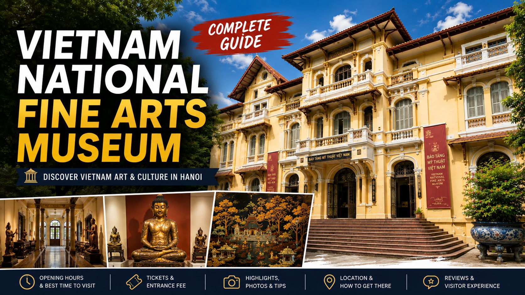 Vietnam National Fine Arts Museum in Hanoi – complete guide to Vietnamese art, tickets, hours and highlights
