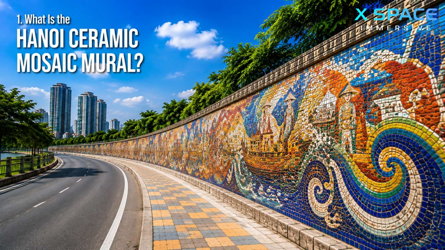 What is the Hanoi Ceramic Mosaic Mural in Vietnam