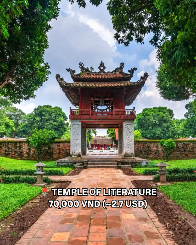The Khue Van Cac gate at the Temple of Literature in Hanoi